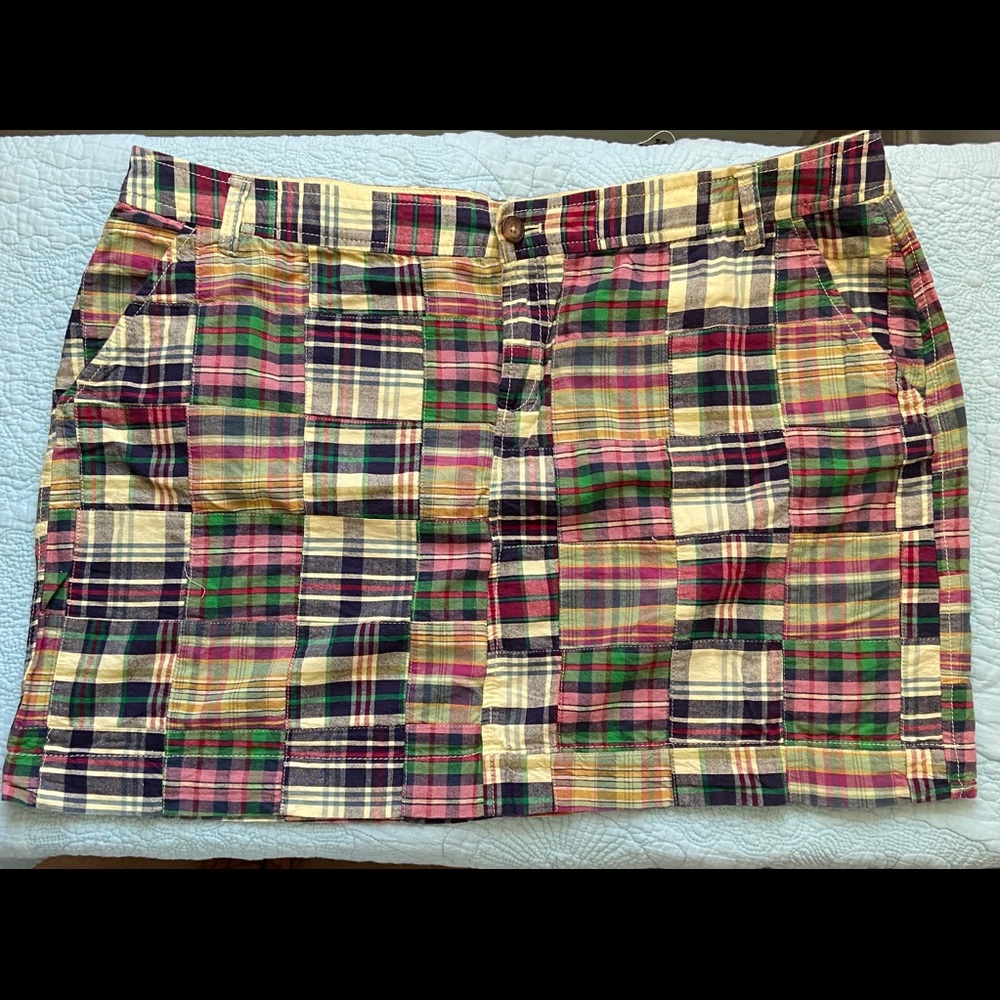 100% cotton mini skirt